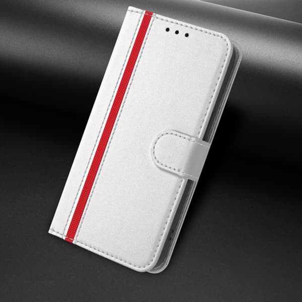 Plånboksfodral för Samsung Galaxy S26 Magnetiskt Konstläder - Silver