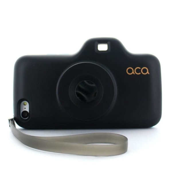 ACA Toy Camera Combo Case iPhone 5C:lle (musta) Black