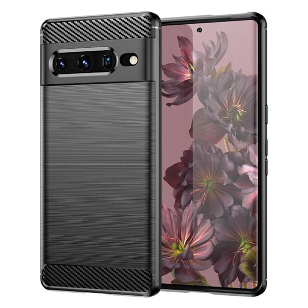 Carbon Google Pixel 7 Pro Skal Flexible - Svart Svart