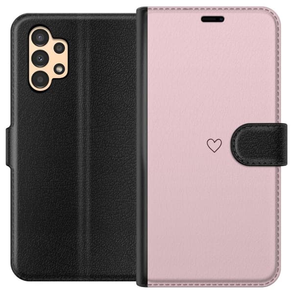 Plånboksfodral till Samsung Galaxy A13 med Litet Hjärta