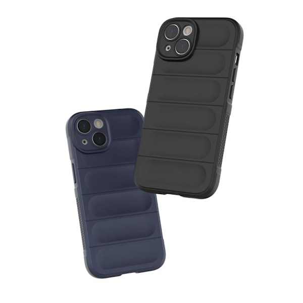 iPhone 14 Plus -kuori Magic Shield Flexible Armored - Tummansininen Blå