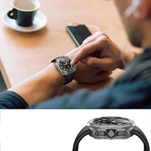 Tech-Protect Galaxy Watch 8 Classic (46mm) Etui Defense - Sort Svart