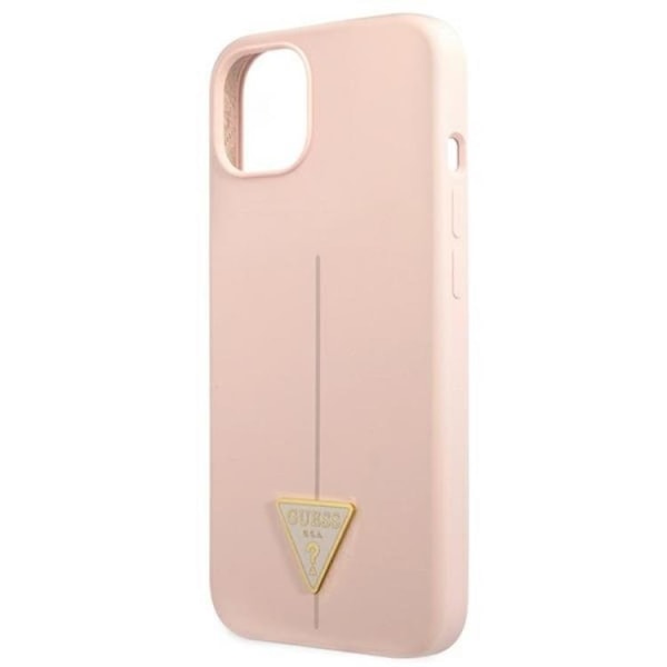 Guess iPhone 13 mini Skal Silicone Triangle - Rosa Rosa