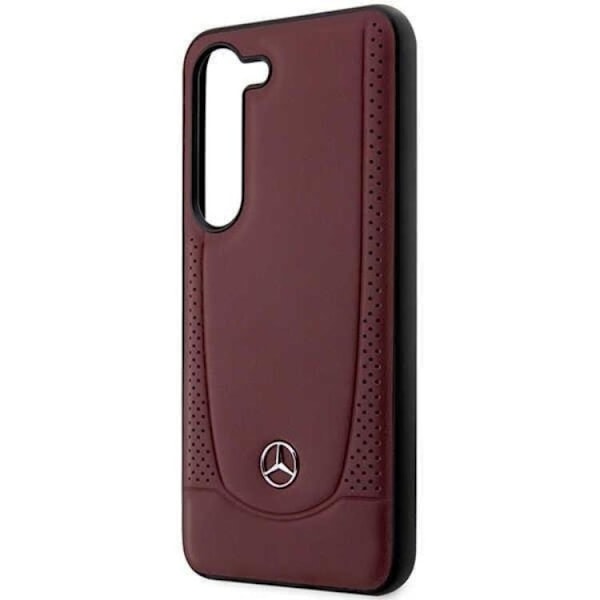 Mercedes Galaxy S23 Plus Skal Läder Urban Bengale - Röd