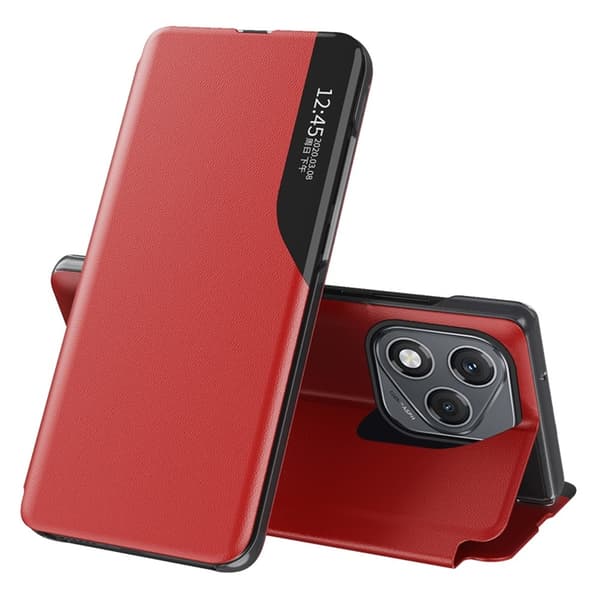 Honor 400 Lite 5G Fodral Folio Flip - Röd Röd