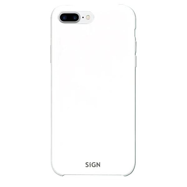 SiGN iPhone 7/8 Plus Skal Liquid Silicone - Vit