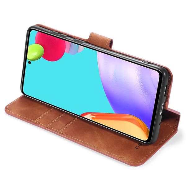 DG.MING Retro Mobilskal för Samsung Galaxy A52 4G/5G - Brun