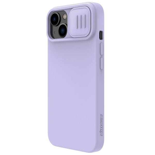 Nillkin iPhone 14 Plus Skal CamShield Silky Silicone - Lila
