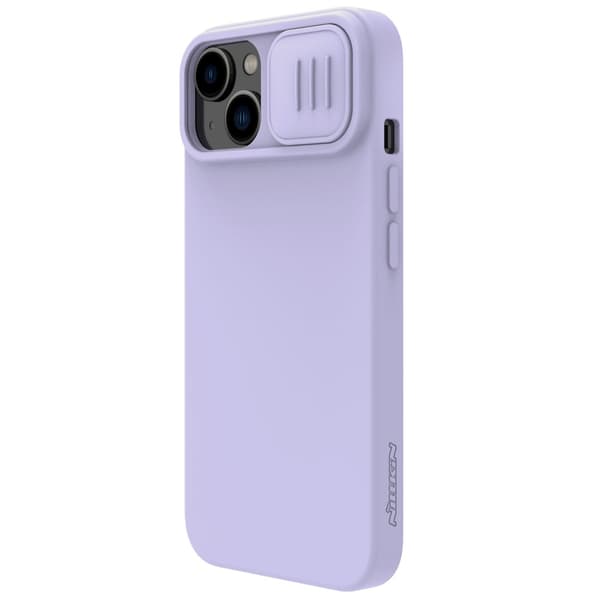 Nillkin iPhone 14 Plus Skal CamShield Silky Silicone - Lila Lila