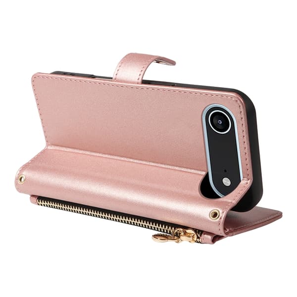 iPhone Air Plånboksfodral Rhombus Läder - Roséguld Roséguld