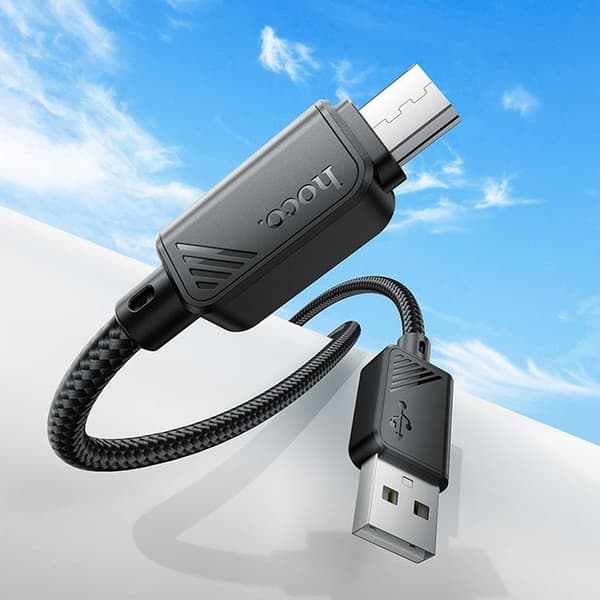 HOCO USB-A till Micro-USB Kabel 2.4A X113 1 m - Svart Svart