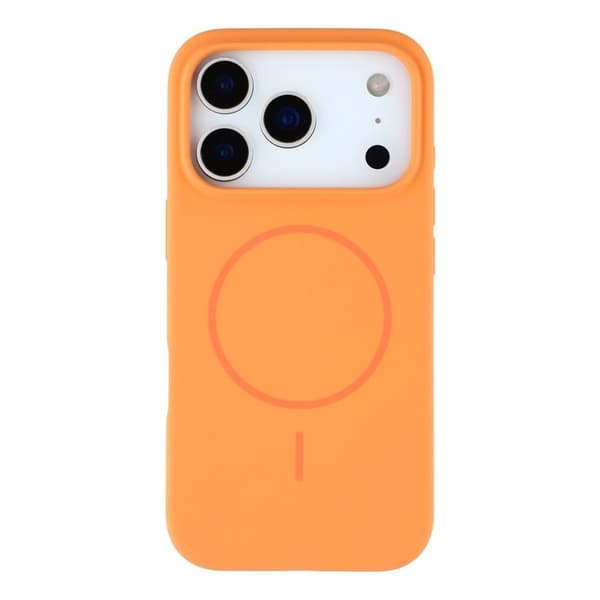 X-LEVEL Mobilskal till iPhone 17 Pro Max MagSafe Liquid Silikon Orange