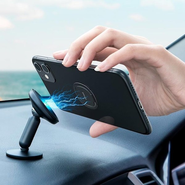 Baseus Ringhållare Ultra-Thin Self-adhesive kickstand - Silver