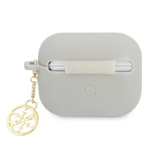 Guess AirPods Pro Skal Silikon Charm 4G Kollektion - Grå Grå