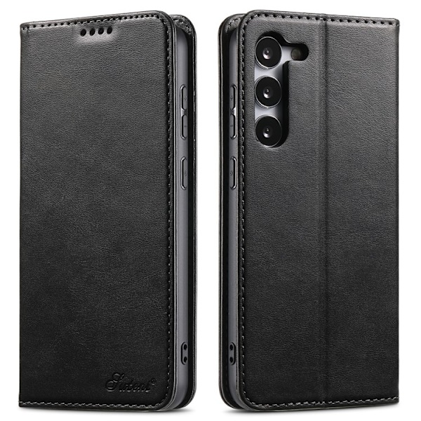 SUTENI Galaxy S23 Plus Plånboksfodral Kickstand Flip - Svart