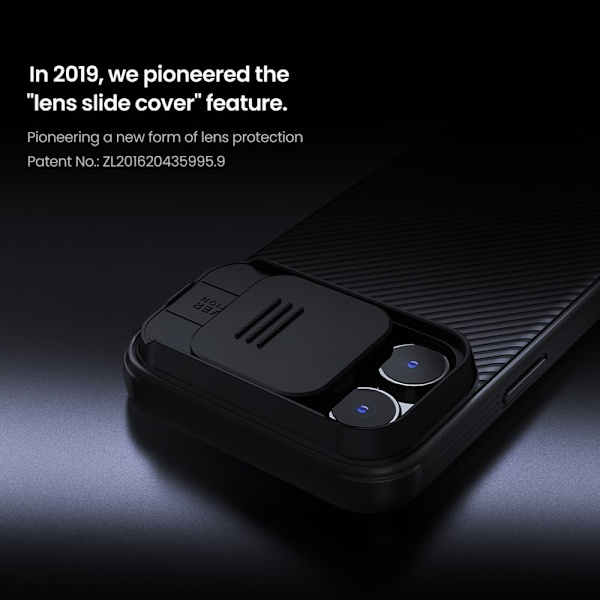NILLKIN Camshield Pro Series Mobilskal till iPhone 16 Pro Max Blå