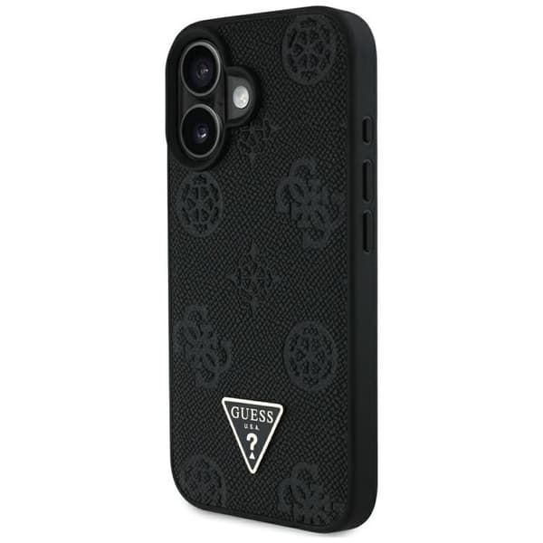 Guess Mobilskal till iPhone 16 MagSafe Hot Stamp Peony Triangle