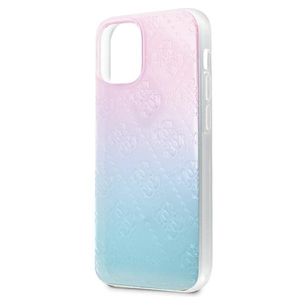 Guess Skal iPhone 12 mini 3D Pattern Collection - Blå Blå