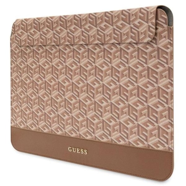 Guess Computer Sleeve 14'' GCube Stripes - Brun