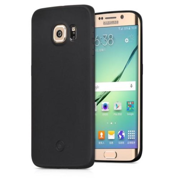Hoco Flexicase -kuori Samsung Galaxy S6 Edge -puhelimelle - musta Black