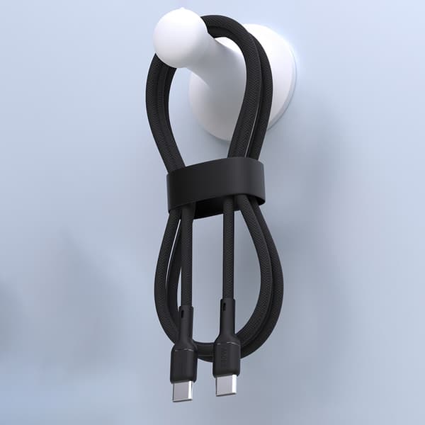 Dudao USB-C till USB-C kabel 240W 2m L9C Max - Svart Svart