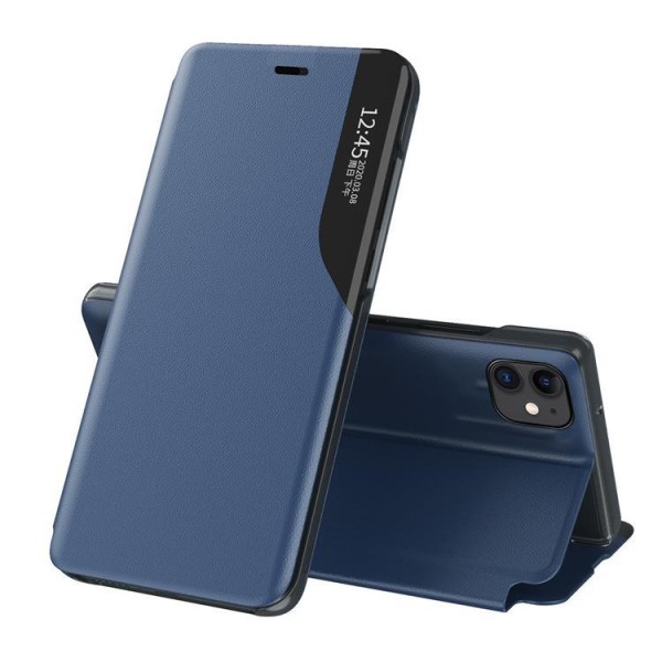 Eco Læder View Case iPhone 13 Pro Max - Blå Blue