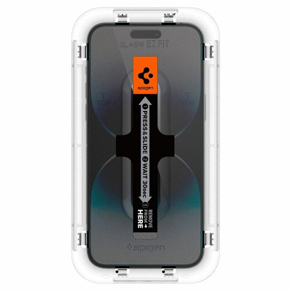 Spigen iPhone 14 Pro Max Härdat Glas Skärmskydd Ez-Fit 2-Pack - Clear