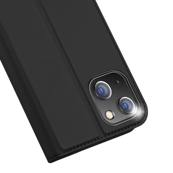 DUX DUCIS Skin Pro iPhone 15 Plus Plånboksfodral PU Läder - Svart Svart