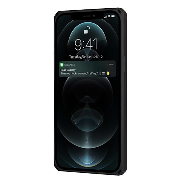 Skal med Kortplatser till iPhone 12 Pro Max - Blå Blå