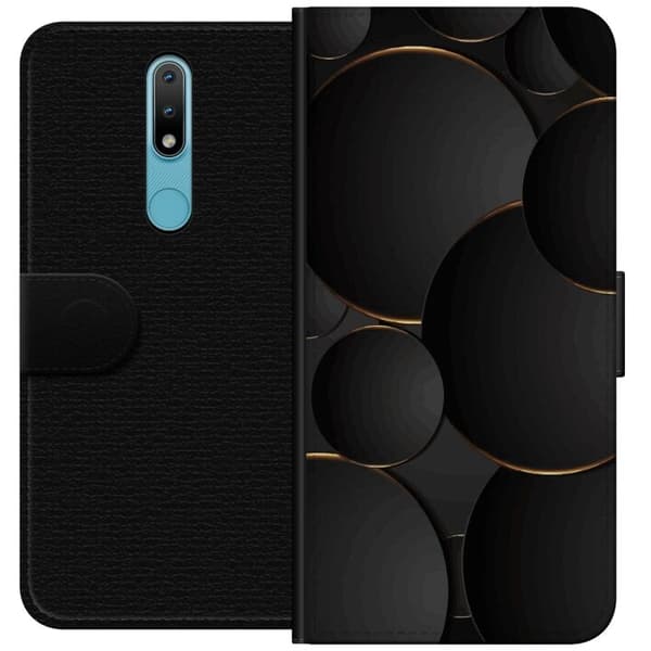 Plånboksfodral till Nokia 2.4 med Lyxig Cirklar