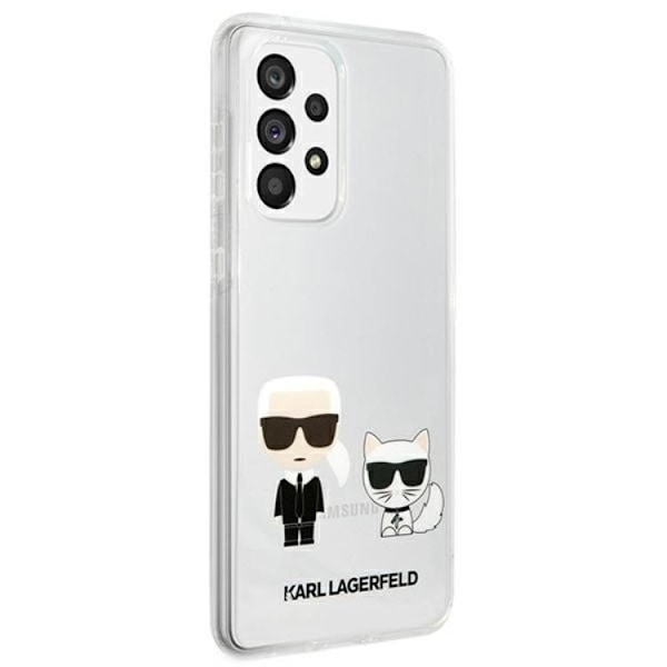 Karl Lagerfeld Galaxy A33 5G Skal Karl & Choupette - Transparent
