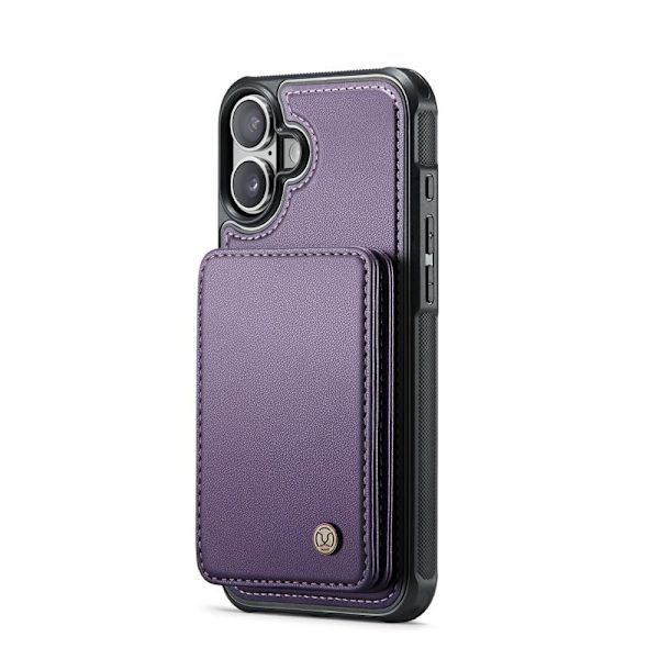 JEEHOOD J05 Mobilskal till iPhone 16 Läder MobilLila