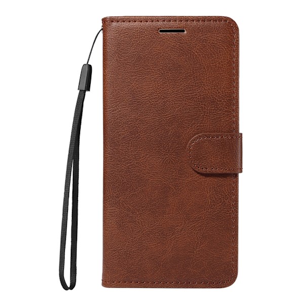 OnePlus 15 5G Plånboksfodral Solid Färg Konstläder Brun