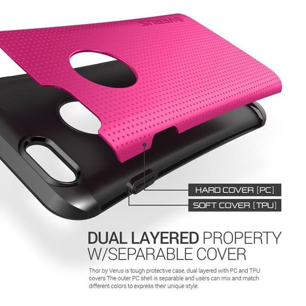 Verus Thor Heavy Drop Skal till Apple iPhone 6(S) Plus (Magenta) Rosa