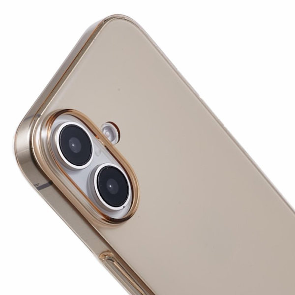 X-LEVEL Mobilskal till iPhone 16 Plus Hård PC Slim Fit Guld