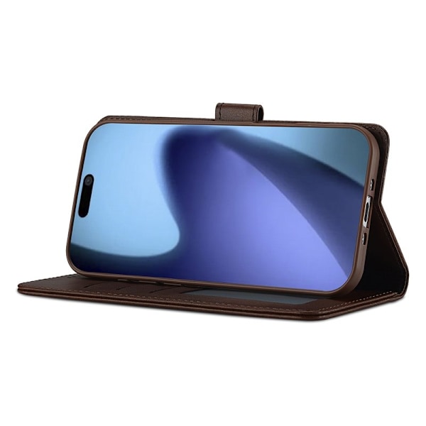 LC.IMEEKE iPhone Air Plånboksfodral Konstläder - Brun