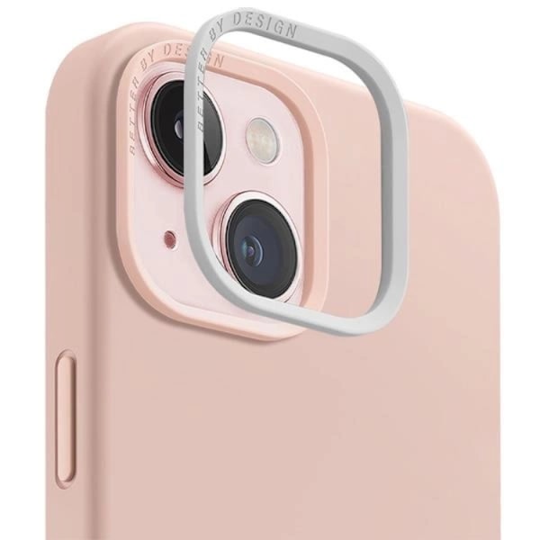 Uniq iPhone 15 Mobilskal Magsafe Lino Hue - Rosa