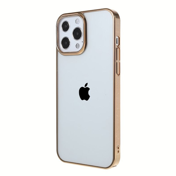 X-LEVEL Mobilskal till iPhone 13 Pro Shockproof Slim Electroplating Guld
