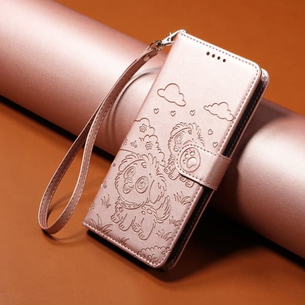Mobilskal till Samsung Galaxy S26 Ultra KonstLäder RFID-Skydd - Rosa