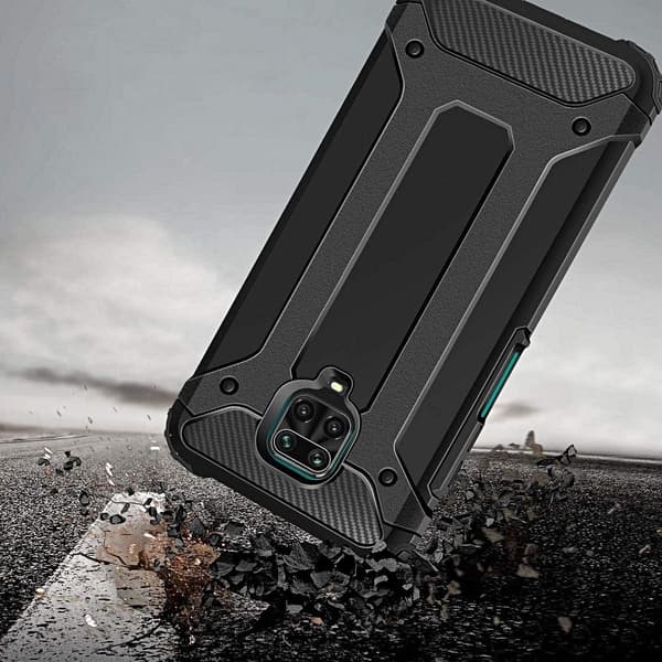 Xiaomi Redmi Note 9S/9 Pro Skal Forcell Armor - Svart Svart