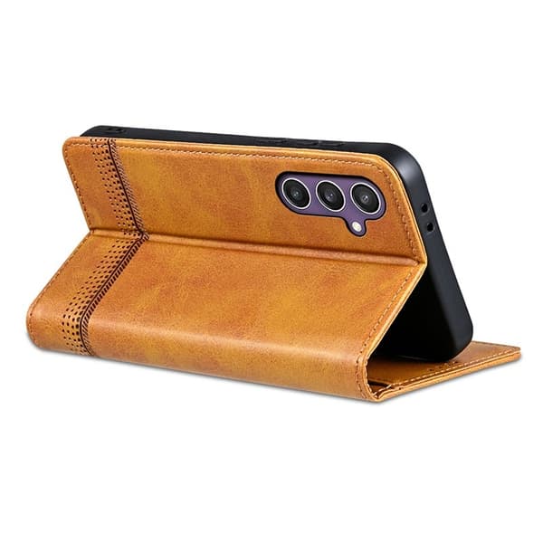 AZNS Samsung Galaxy A36 5G Plånboksfodral Konstläder - Brun
