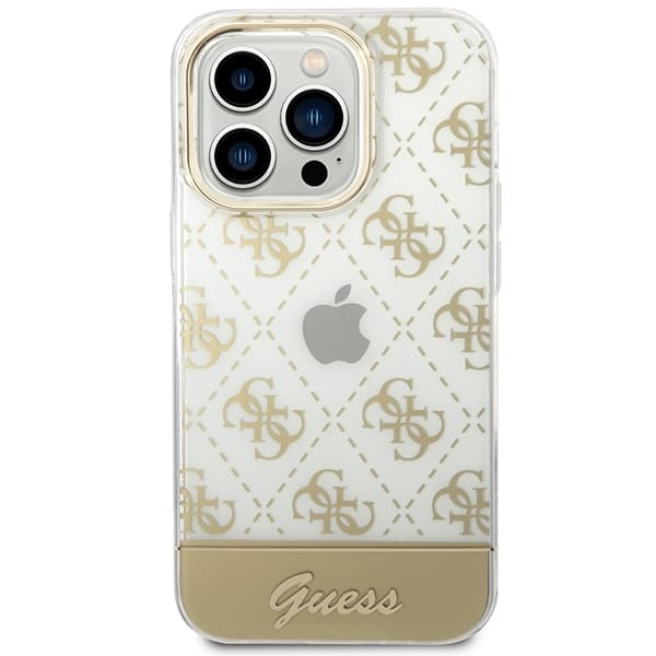 Guess Mobilskal till iPhone 14 Pro MagSafe 4G Pattern Script