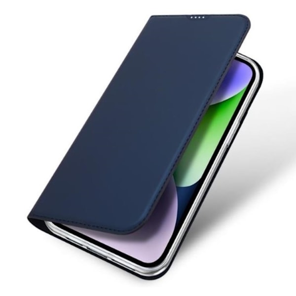 DUX DUCIS Skin Pro iPhone 15 Plus Plånboksfodral PU Läder - Blå
