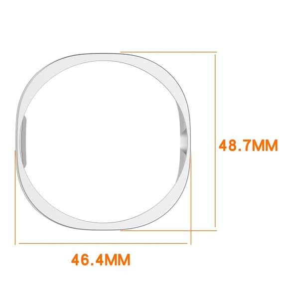 Mobilskal till Galaxy Watch 8 Classic (46mm) Hollow Design - Starlight Vit