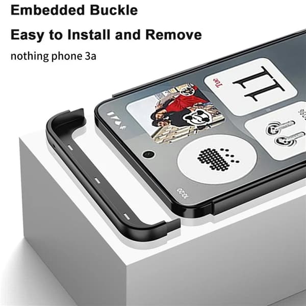 Mobilskal till Nothing Phone (3a) MagSafe Kickstand Shockproof - Grå