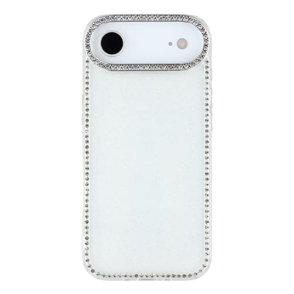Mobilskal till iPhone Air Rhinestone Edge - Glitter Transparent Transparent