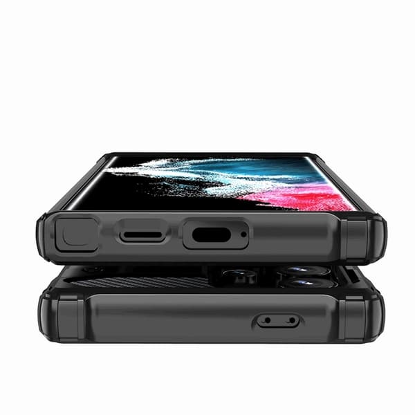 Mobilskal till Galaxy S25 Ultra Hybrid Armor - Blå Blå