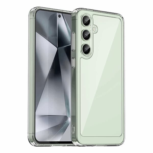 Mobilskal till Galaxy S24 FE Outer Space med Ram - Transparent Transparent