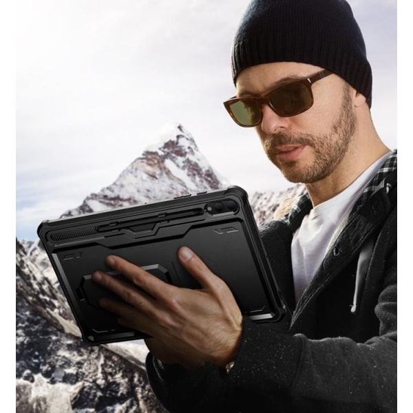 Tech-Protect Galaxy Tab S9 -kuori Kevlar Pro - musta
