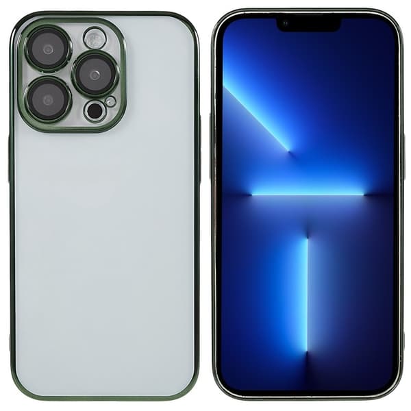 X-LEVEL Mobilskal till iPhone 13 Pro TPU+PC Grön med Kameraskydd